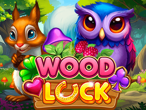 wood luck logga