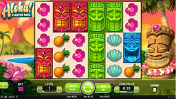 aloha cluster pays freespins