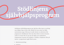 stödlinjens självhjälpsprogram
