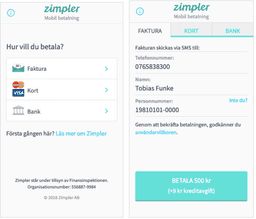 Zimpler faktura