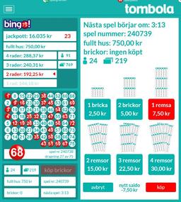 Tombola bingo