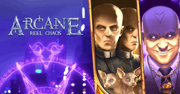 En superskurk med katt i knät i Arcane Reel Chaos