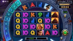 Stargate Megaways speltavla