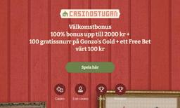 Insättningsbonus Casinostugan