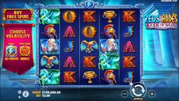 Zeus vs Hades Gods of War basspel Olympus